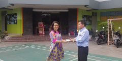 Donation to Patmos School
